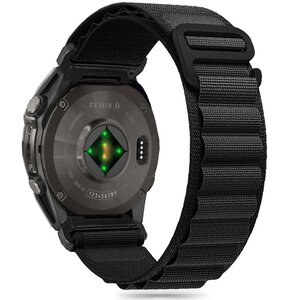 Pasek TECH-PROTECT Nylon Pro do Garmin Fenix 5/6/6 Pro/7/8/E (47 mm) Czarny