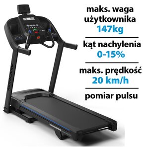 Bieżnia elektryczna HORIZON FITNESS 7.0 AT 2206W 20km/h