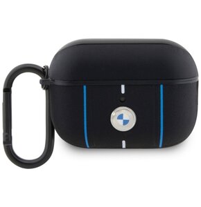 Etui na słuchawki BMW Color Lines do Apple AirPods Pro 2 gen Czarny