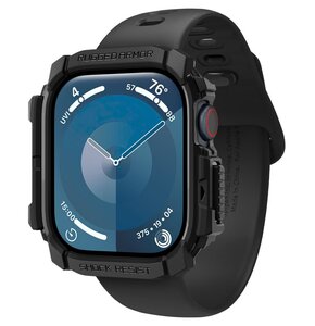 Etui SPIGEN Rugged Armor do Apple Watch 10 (46 mm) Czarny Mat