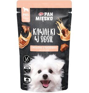 Karma dla psa PAN MIĘSKO Cielęcina z królikiem 150 g