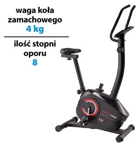 Rower magnetyczny BODY SCULPTURE BC6792 Czarny