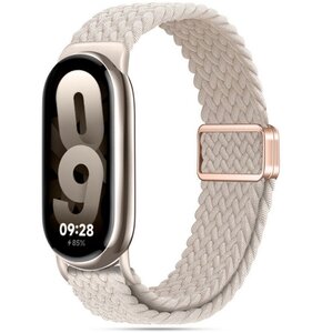 Pasek TECH-PROTECT NylonMag do Xiaomi Smart Band 8/9/10/NFC Beżowy