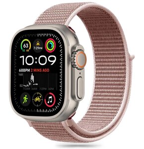 Pasek TECH-PROTECT Nylon do Apple Watch 6/7/8/9/10/SE (40/41/42mm) Ciemnoróżowy