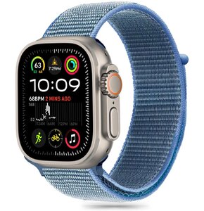Pasek TECH-PROTECT Nylon do Apple Watch 6/7/8/9/10/SE (40/41/42mm) Niebieski