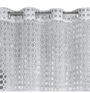 Firana gotowa EUROFIRANY Carmen 140 x 250 cm Biały