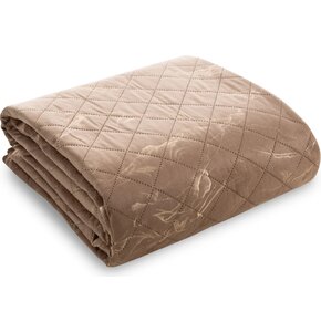 Narzuta EUROFIRANY D91 Luiz 6 220 x 240 cm Ciemnobeżowo-złoty