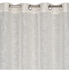 Zasłona EUROFIRANY Imani 135 x 250 cm Naturalno-złoty