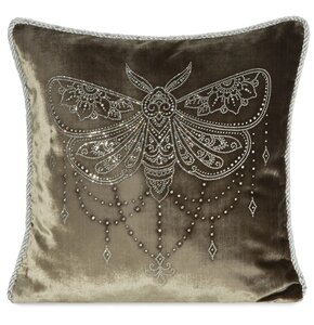 Poszewka EUROFIRANY Royal 8 45 x 45 cm Ciemnobeżowy