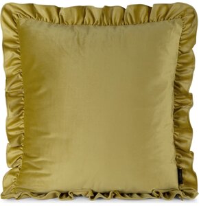 Poszewka EUROFIRANY Brenda 45 x 45 cm Musztardowy