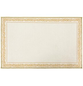 Podkładka na stół EUROFIRANY Majorka 32 x 52 cm Biało-złoty
