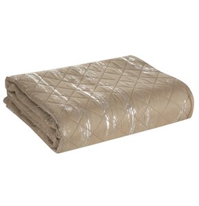 Narzuta EUROFIRANY D91 Blink 1 170 x 210 cm Beżowo-srebrny