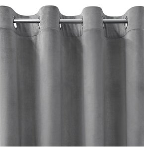 Zasłona EUROFIRANY Design 91 Rosa 140 x 250 cm Srebrny