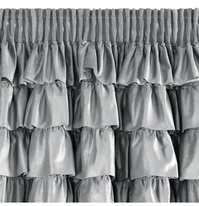 Zasłona EUROFIRANY Aura 140 x 270 cm Srebrny