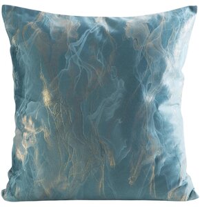 Poszewka EUROFIRANY Naira 45 x 45 cm Ciemnoturkusowy