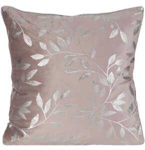 Poszewka EUROFIRANY Velvet 45 x 45 cm Pudrowy róż