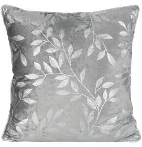 Poszewka EUROFIRANY Velvet 45 x 45 cm Stalowy