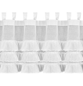 Firana gotowa EUROFIRANY Lilian 1 150 x 45 cm Biały