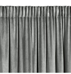 Zasłona EUROFIRANY Carli 140 x 270 cm Srebrny
