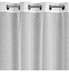 Firana gotowa EUROFIRANY Doti 140 x 250 cm Biały