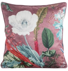 Poszewka EUROFIRANY Velvet 109 45 x 45 cm Ciemnoróżowy
