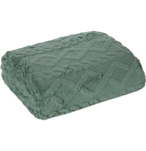 Koc EUROFIRANY Design 91 Warkocz 200 x 220 cm Miętowy