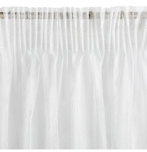 Firana gotowa EUROFIRANY Ella Line Sylvia 350 x 150 cm Biały