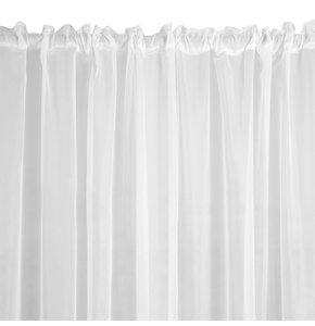 Firana gotowa EUROFIRANY Lucy 300 x 300 cm Biały