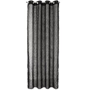 Zasłona EUROFIRANY Laurel 140 x 250 cm Czarny