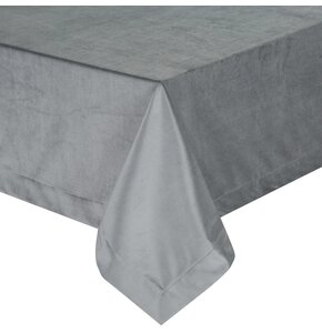 Obrus EUROFIRANY Melinda 140 x 220 cm Stalowy