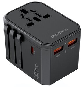 Ładowarka podróżna CHOETECH PD6041 30W Czarny