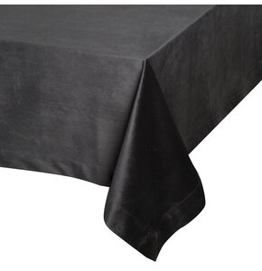 Obrus EUROFIRANY Melinda 140 x 220 cm Czarny