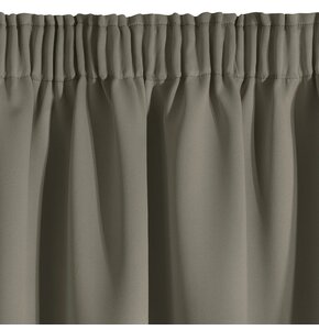 Zasłona EUROFIRANY Parisa 140 x 270 cm Ciemnobeżowy
