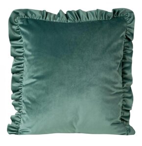 Poszewka EUROFIRANY Velvet 25 45 x 45 cm Ciemnozielony