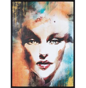 Obraz EUROFIRANY 637 50 x 70 cm Pomarańczowy