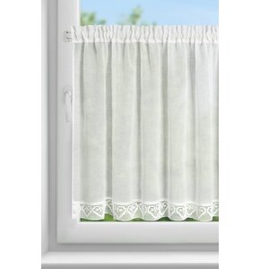 Firana gotowa EUROFIRANY GABI 150 x 90 cm Kremowy