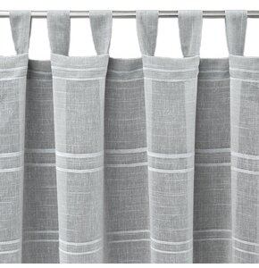 Firana gotowa EUROFIRANY Arcadia 140 x 250 cm Srebrny