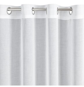 Firana gotowa EUROFIRANY Lana 350 x 150 cm Biały