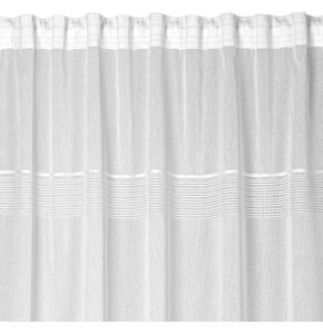 Firana gotowa EUROFIRANY Ines 140 x 270 cm Biały