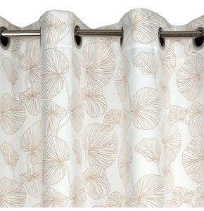 Zasłona EUROFIRANY Marigold 140 x 250 cm Biało-złoty