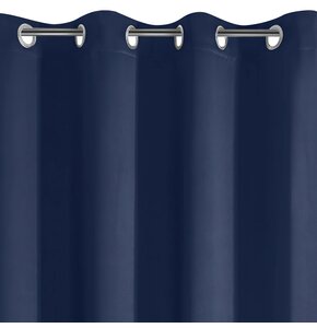 Zasłona EUROFIRANY Design 91 Parisa 135 x 250 cm Granatowy
