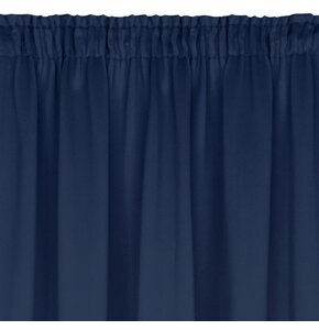 Zasłona EUROFIRANY Logan 135 x 270 cm Granatowy