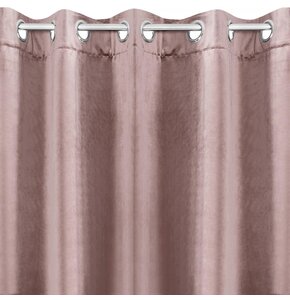 Zasłona EUROFIRANY Villa 140 x 250 cm Pudrowy róż