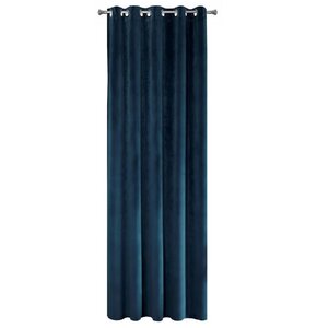 Zasłona EUROFIRANY Villa 140 x 250 cm Granatowy