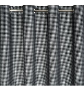 Zasłona EUROFIRANY Darcy 140 x 250 cm Czarno-srebrny