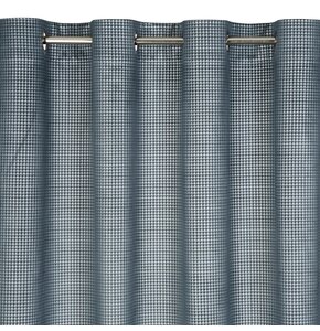Zasłona EUROFIRANY Darcy 140 x 250 cm Granatowo-srebrny