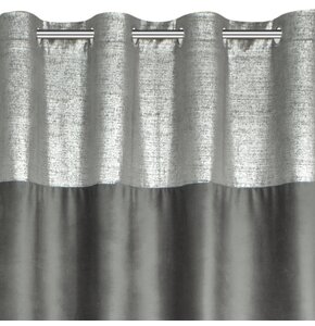 Zasłona EUROFIRANY Peri 140 x 250 cm Stalowy