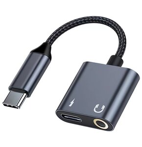 Adapter BELINE USB-C - USB-C/Jack 3.5 mm BLNAA01 Czarny