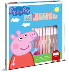 Zestaw kreatywny MULTIPRINT Pieczątki i pisaki Świnka Peppa 043-86875