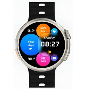 Smartwatch YAXO Oxnard Titanium Czarny